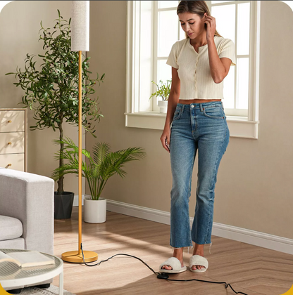 Corner Reading Floor Lamp with Remote Gold Standing Light