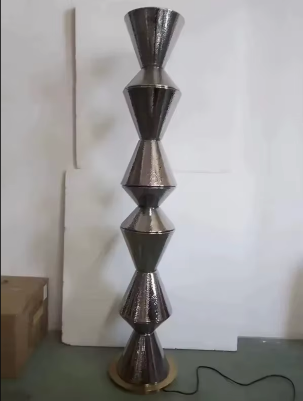 Nordic Geometric Column Floor Lamp for Living Room and Bedroom