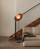 Art Deco Modern Floor Lamp with Disc Shade