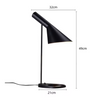 Modern Iron Table Lamp for Bedroom Scandinavian Design