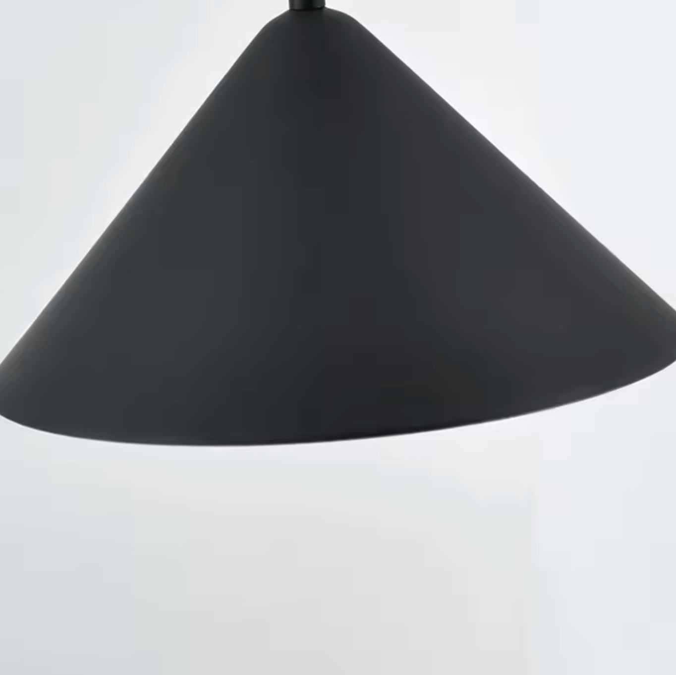 Modern Wall Lamp Black Cone Wall Light