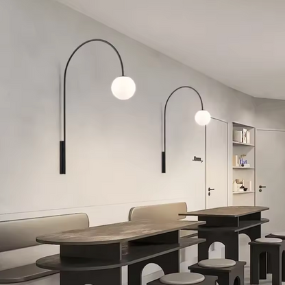 Modern Wall Lamp Black Cone Wall Light