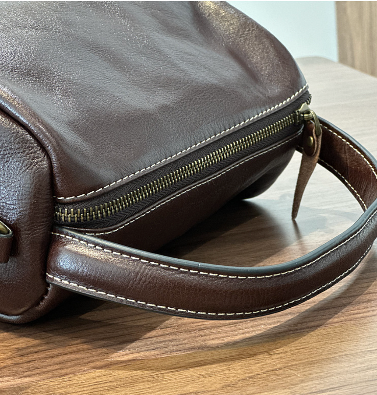 Genuine Leather Shoulder Bag for Women Top Handle