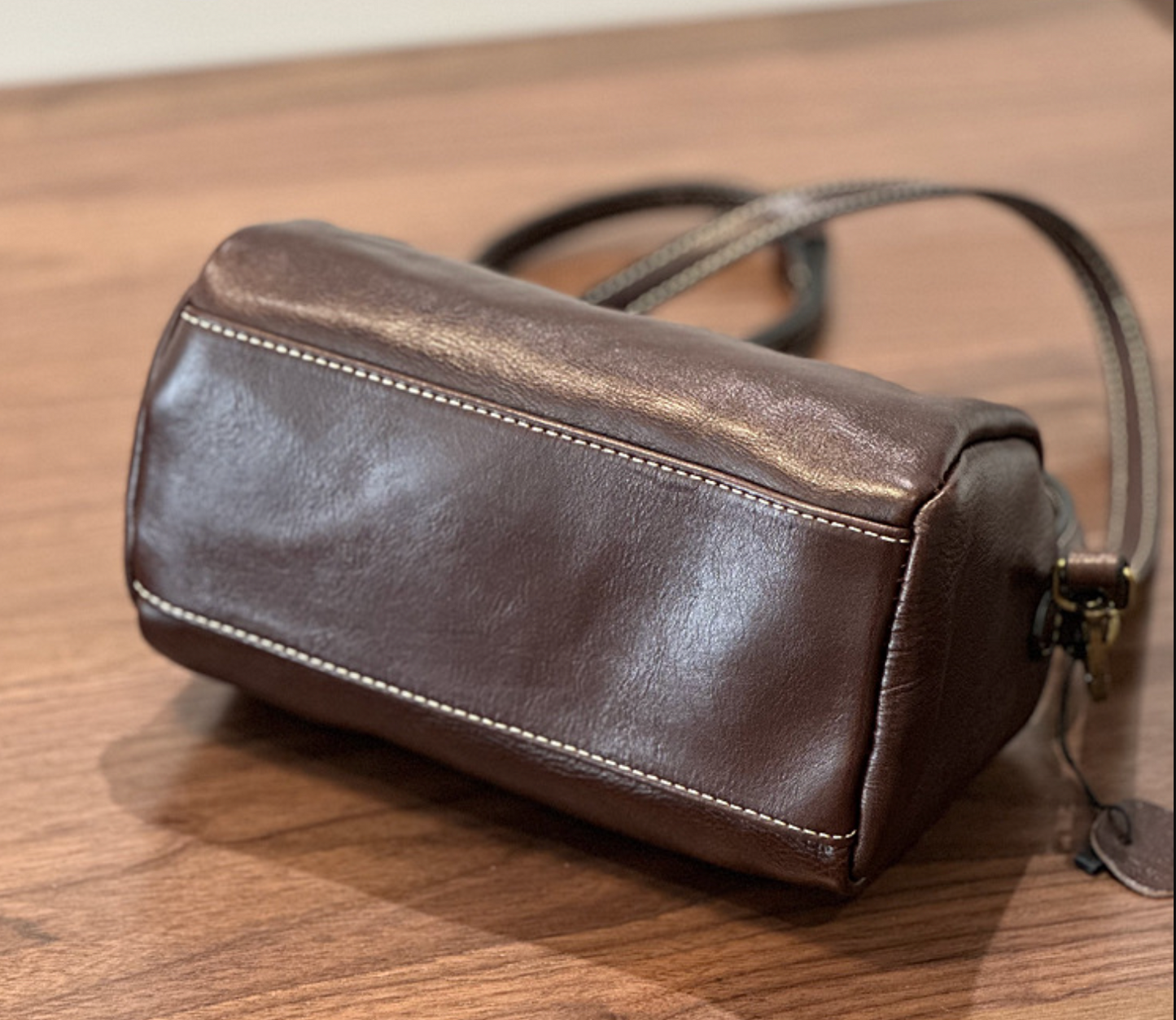 Genuine Leather Shoulder Bag for Women Top Handle