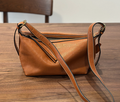 Genuine Leather Underarm Shoulder Bag for Women