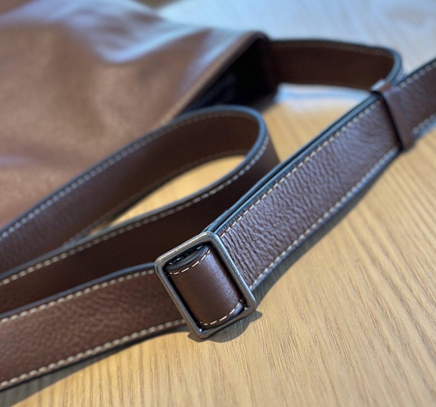 Soft Leather Shoulder Crossbody Bucket Bag