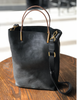 Genuine Brown Office Tote with Adjustable Strap