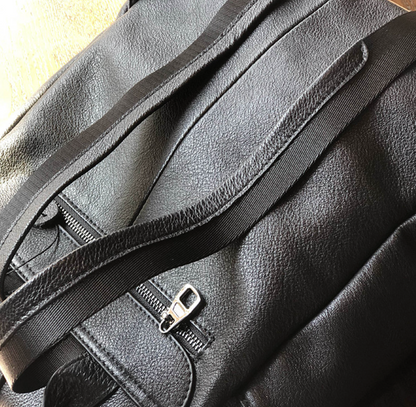Women Leather Backpack with Laptop Compartment