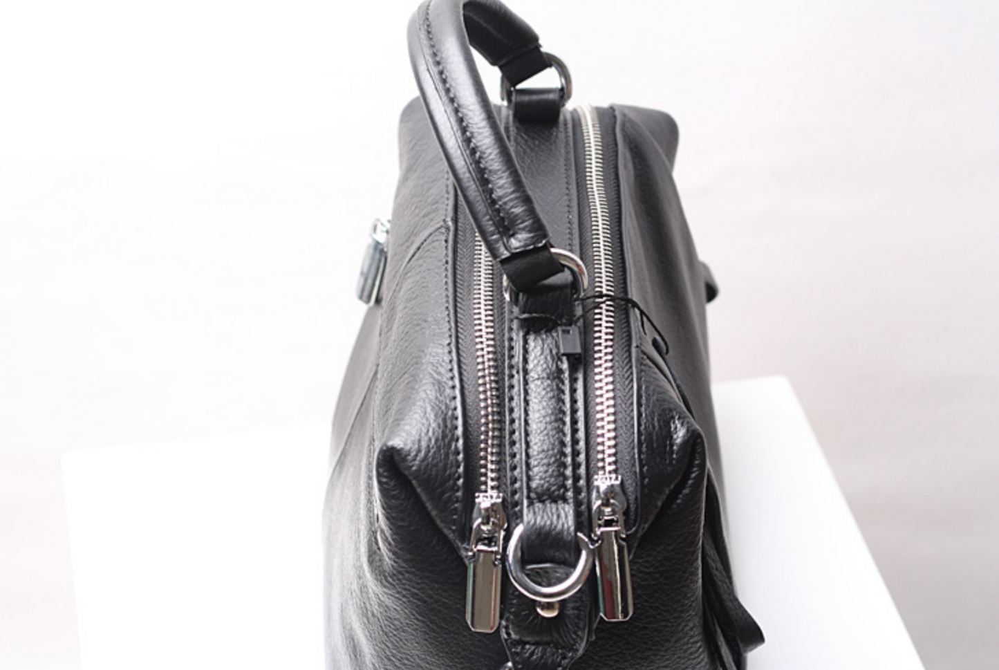 genuine leather ladies pillow shoulder bag