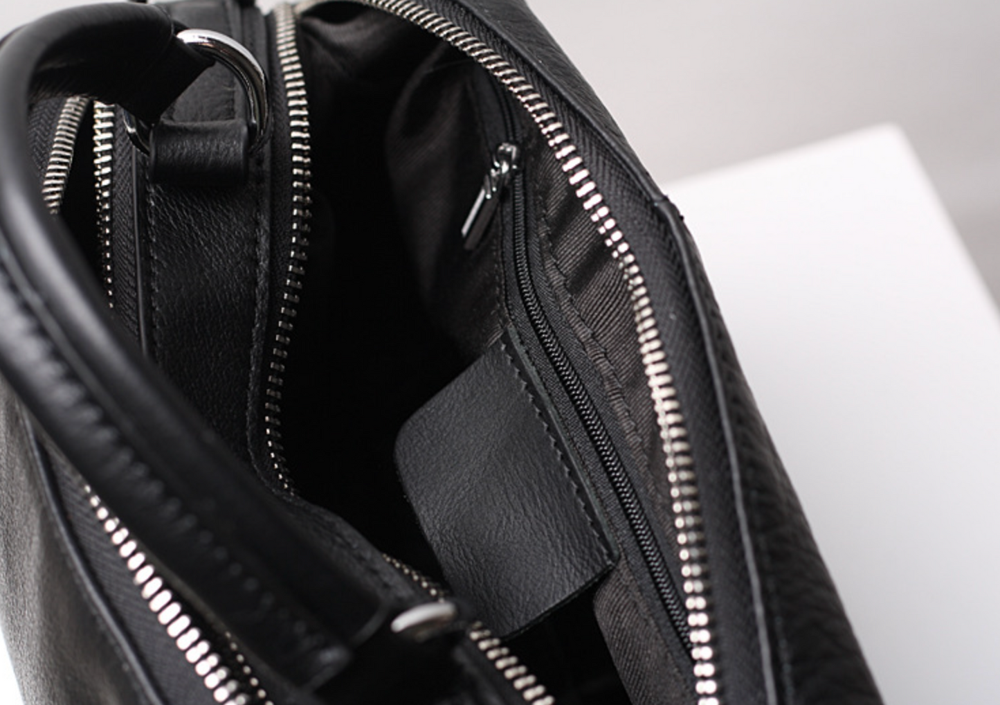 genuine leather ladies pillow shoulder bag