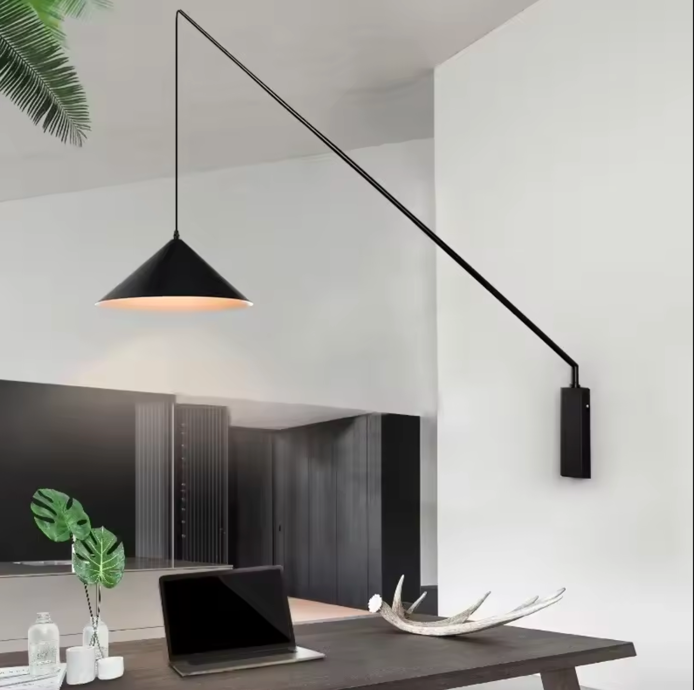 Modern Adjustable Wall Light with Long Arm