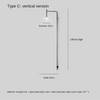 Nordic Adjustable Wall Lamp Minimalist With Frosted Glass Shade