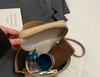 Straw Crossbody Purse for Women Woven Box Beach Bag