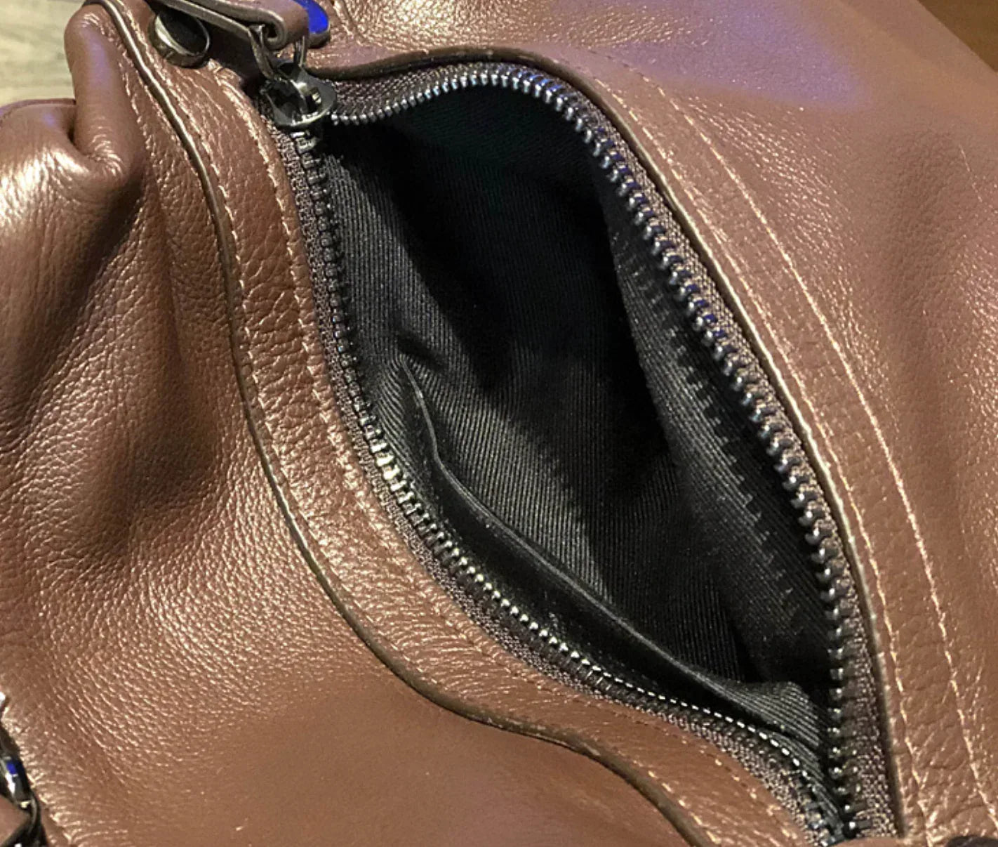 Brown Leather Backpack Women Backpack for Travel