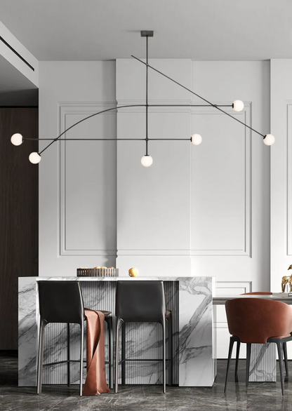 Modern Geometry LED Ceiling Chandelier Light