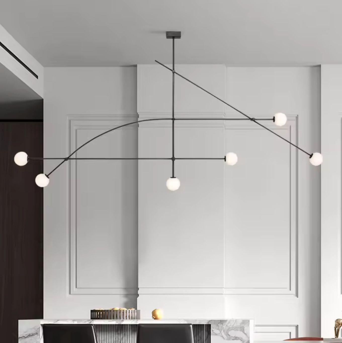 Modern Geometry LED Ceiling Chandelier Light