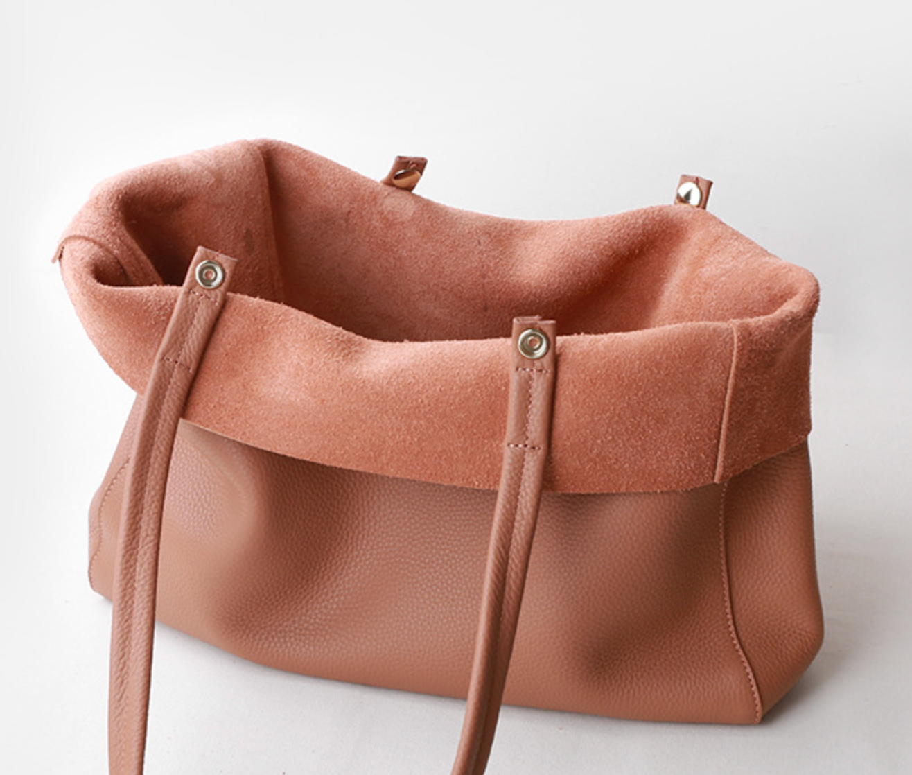 Women Leather Tote Bag Office Shoulder Purse