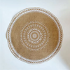 Handwoven Jute Table Mats with Mandala Fringe