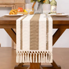 Jacquard Cotton Boho Table Runner for Wedding Decor