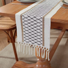 Jacquard Cotton Boho Table Runner for Wedding Decor