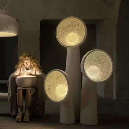 Wabi Sabi Sculptural LED Floor Lamp