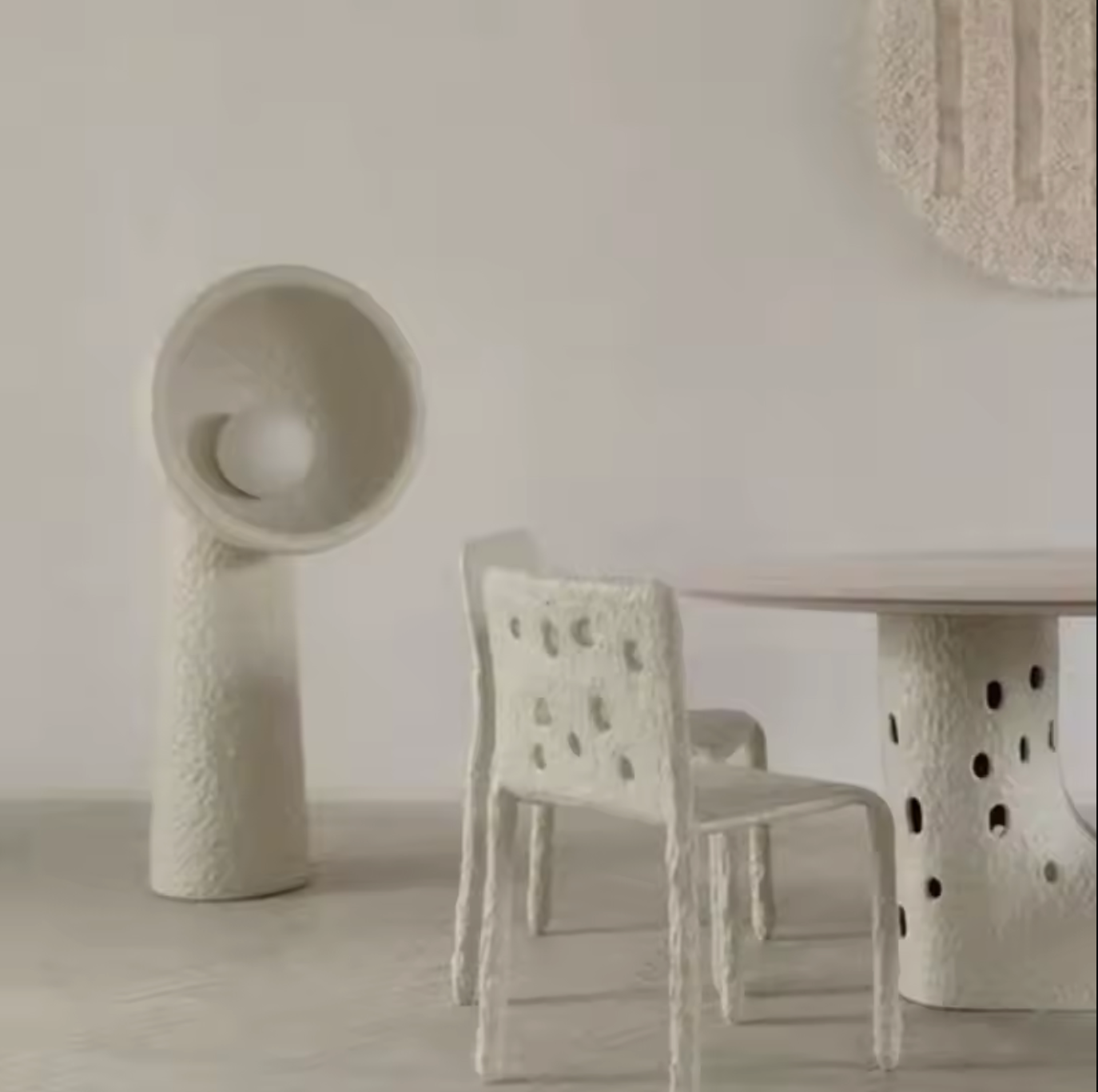 Wabi Sabi Sculptural LED Floor Lamp