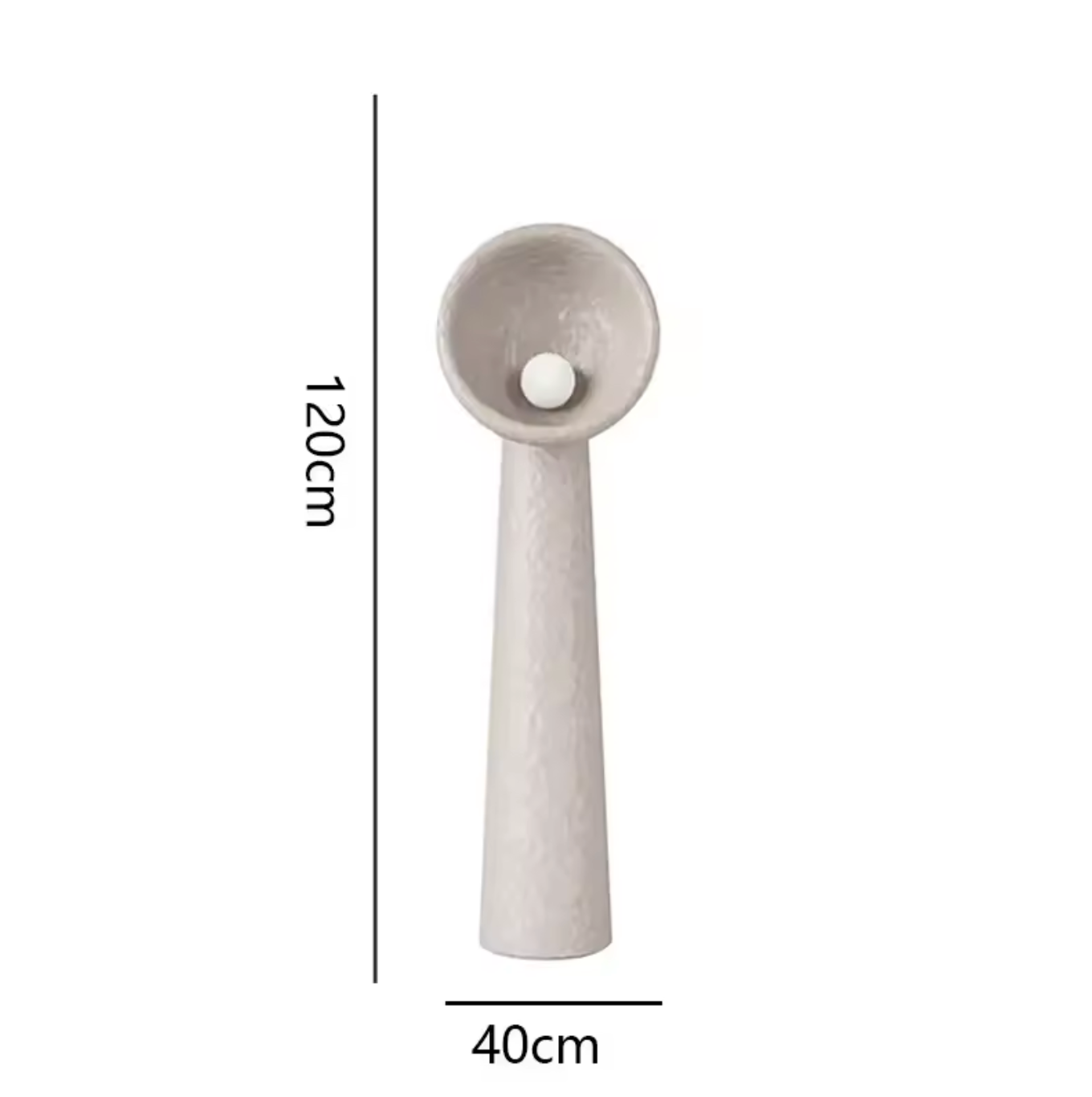 Wabi Sabi Sculptural LED Floor Lamp