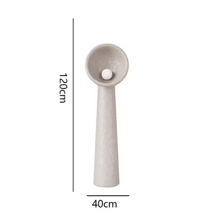 Wabi Sabi Sculptural LED Floor Lamp