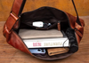 Men's Genuine Leather Crescent Chest Bag