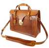 Leather Business Travel Shoulder Bag