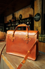 Leather Business Travel Shoulder Bag