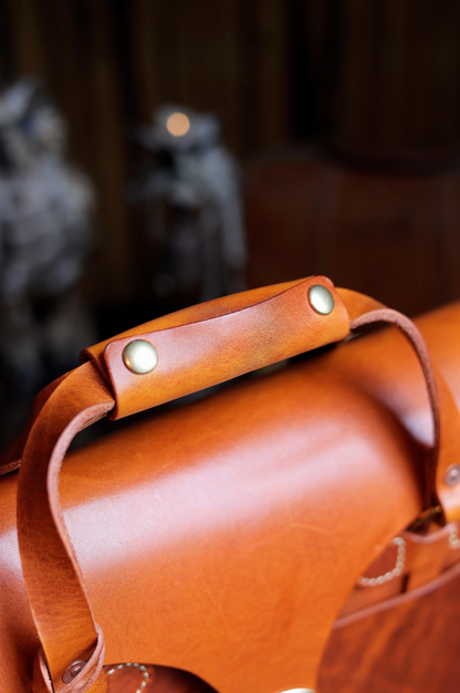 Leather Business Travel Shoulder Bag