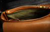 Small Brown Leather Crossbody Messenger Bag for Men