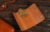 Small Brown Leather Crossbody Messenger Bag for Men