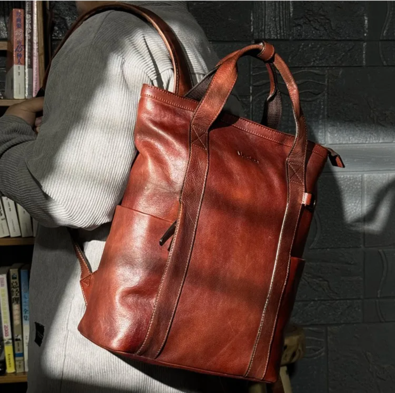 Japanese Style Large Capacity Laptop Bag for Men and Women
