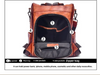 Retro Leather Women Travel Backpack