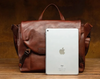 Retro Handmade Brown Leather Crossbody Bag