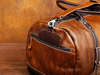 Handmade Brown Leather Travel Duffle, Gym & Overnight Bag