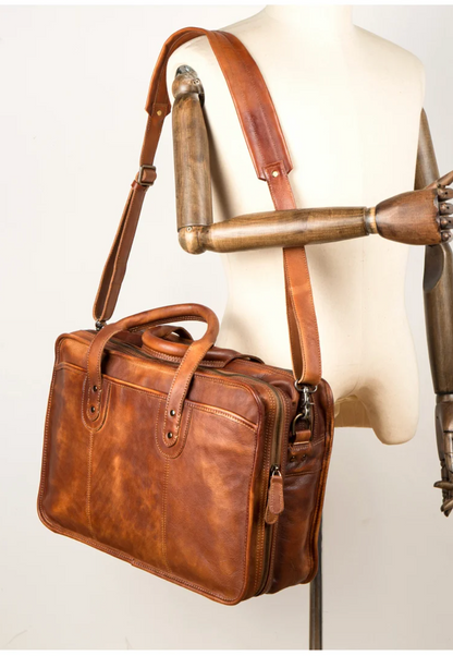 Business Leather Briefcase Men’s Shoulder Bag