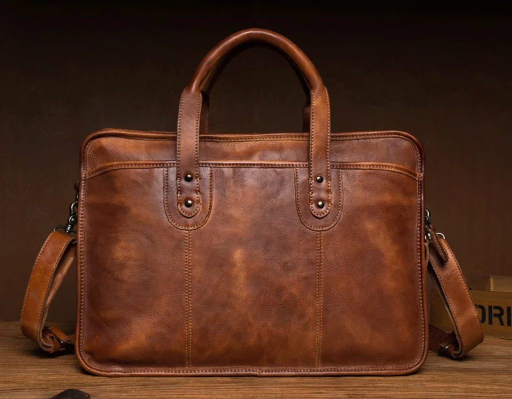 Business Leather Briefcase Men’s Shoulder Bag