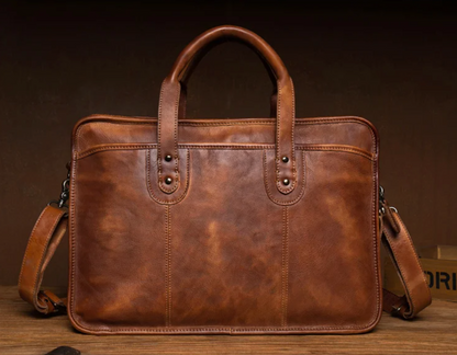 Business Leather Briefcase Men’s Shoulder Bag