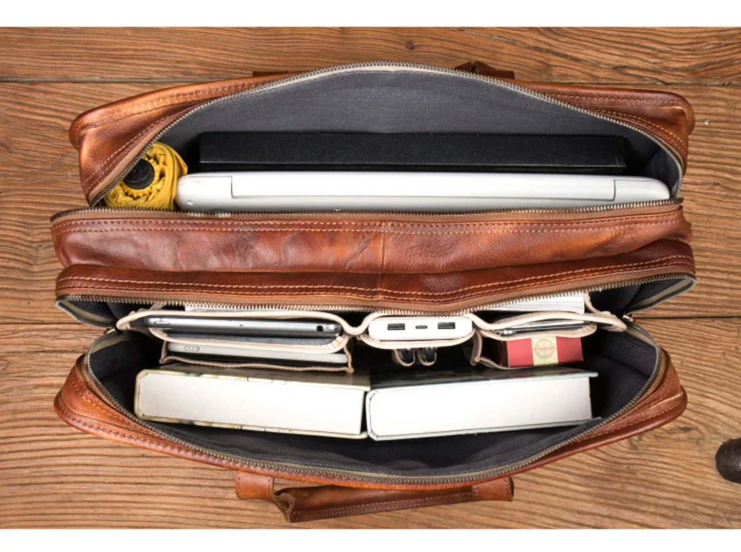 Business Leather Briefcase Men’s Shoulder Bag