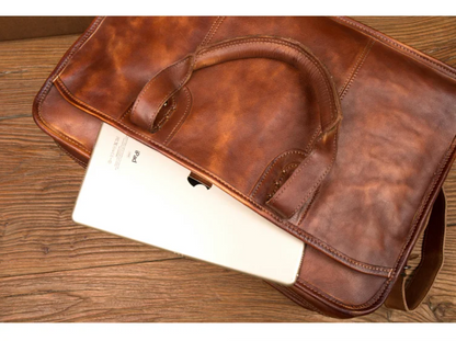 Business Leather Briefcase Men’s Shoulder Bag
