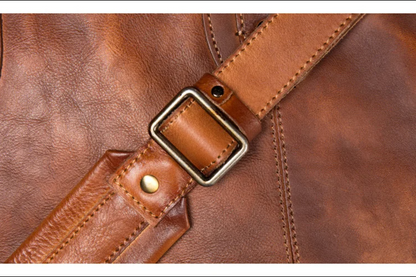 Business Leather Briefcase Men’s Shoulder Bag