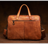 Business Leather Briefcase Men’s Shoulder Laptop Bag
