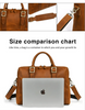 Men's Crazy Horse Leather Business Bag 13.3"