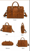 Men's Crazy Horse Leather Business Bag 13.3"