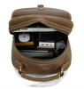 Crazy Horse Leather Travel Backpack For Women