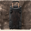 Retro Leather Wheeled Trolley Travel Bag Large Capacity