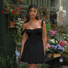 A-Line Flared Cocktail Party Mini Corset Sundress